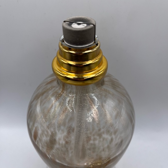 La-Tee-Da! Diffuser Glass Art Gold Effusion Fragrance Oil Lamp - Picture 7 of 10